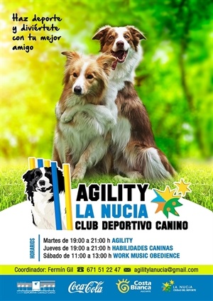 Durante la reunión se dieron a conocer la forma de ponerse en contacto con el Club y los requisitos para formar parte del Club Deportivo Canino Agility La Nucía
