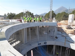 Visita a las obras del Hotel-Residencia de Deportistas de La Nucía