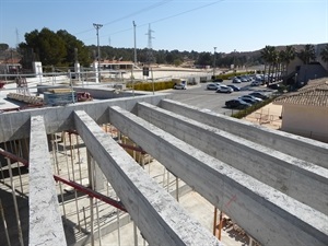 El Hotel Residencia de Deportista se está construyendo junto a la zona de Educación Vial y parking Pabellón