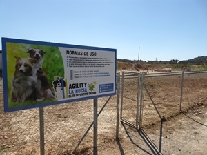 La instalación para este deporte canino está ubicada en la Ciutat Esportiva Camilo Cano