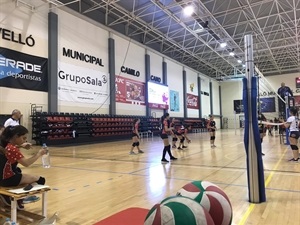 El infantil “B” del Voley La Nucía perdió 0-3 ante el Playas Benidorm “B”