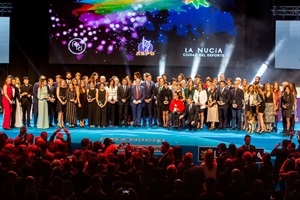 Todos los premiados en la Gala Nacional del Deporte en el escenario al finalizar la Gala