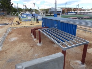 La pista de Parkour está ubicada en la Ciutat Esportiva Camilo Cano