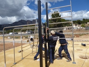 Las obras han entrado en su fase final por lo que entrarán en funcionamiento a finales del mes de abril