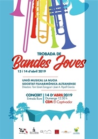 La Nucia Cartel Trobada Bandas Joves CEM abril 2019