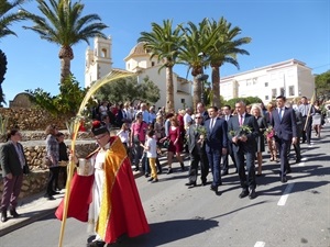La procesión del Domingo de Ramos partió desde la ermita de Sant Rafel