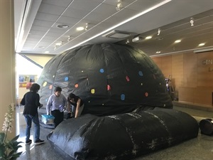 El Planetario estaba instalado en el Centre Juvenil