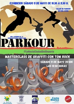 La Nucia Cartel Parkour y Graffiti mayo 2019