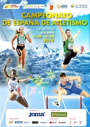 Cartel del Nacional de Atletismo 2019 en La Nucía