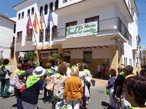 En el encuentro provincial de la AECC visitaron varios enclaves del casco urbano