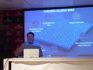 Juan Ortiz, director del Área de Atletismo Mondo Ibérica,  explicó todas las características técnicas y deportivas de la futura “pista de Atletismo” de La Nucía