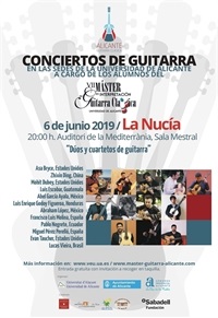 La Nucia Cartel Aud Conc Guitarra junio 2019