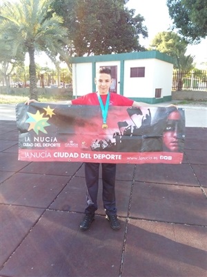 Stepan Veremchuk logró un oro en este Trofeo Provincial de Natación en Elche