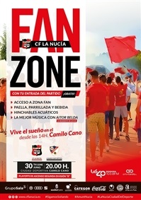 CF La Nucia vs Linares fiesta fan zone 2019