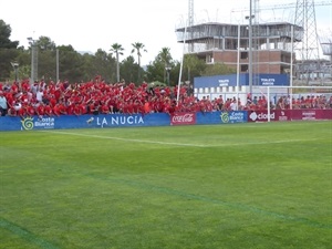 Los seguidores del CF La Nucía ya se convirtieron en un elemento clave frente al Arandina