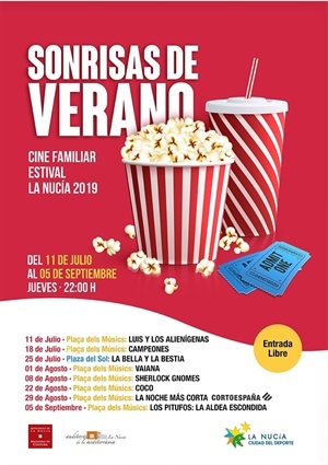 El ciclo de Cine Familiar Estival gratuito continua en julio y agosto con otras cinco proyecciones en la plaça dels Músics