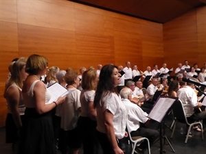 El repertorio del concierto fue muy variado y contó con la interacción del público