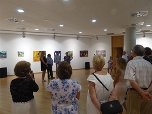 La inauguración de la exposición se realizó ayer jueves 11 de julio por la tarde en la Sala Llevant