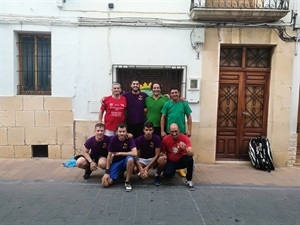 La penya Pardal-Aixeta fueron los segundo de este torneo de Pilota Valenciana