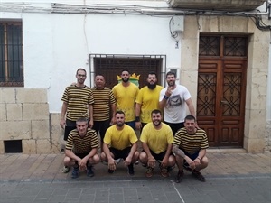 La penya Aldarull-Drac fueron los terceros clasificados de este IV Torneig de Pilota Valenciana de Penyes