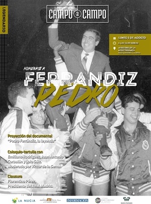 Cartel del Foro homenaje a Pedro Ferrándiz