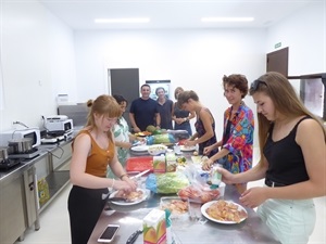 Los jóvenes nucieros y los jóvenes provenientes de varios países estuvieron alojados en el CEM Captivador
