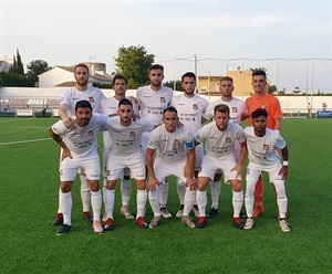 Alineación del CF La Nucía el pasado sábado en Jávea