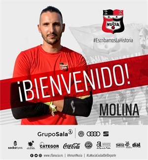 El portero Carlos Molina es el último fichaje del CF La Nucía
