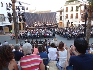 El Concert d´Aniversari se celebra cada año en la plaça Major