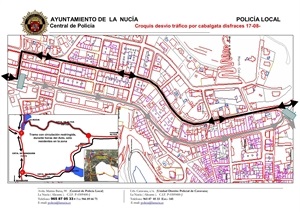 Los cortes de calles y desvios de tráfico se realizarán entre las 19 y las 24 del sábado