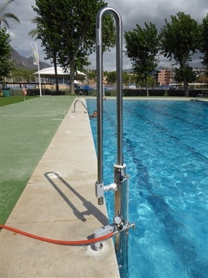 El uso es muy fácil tanto su instalación y por ello en invierno se utilizará en la piscina infantil de la Piscicna climatizada