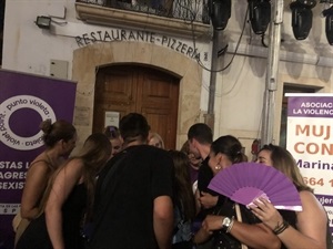 El Punto Violeta está instalado en la plaça Major