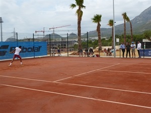 El Torneo se está disputando en las pistas de tierra batida de la Academia de Tenis David Ferrer