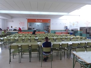 Se realizarán mejora en el comedor del Colegio Sant Rafel