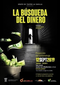 La Nucia Cartel cortometraje BUSQUEDA DEL DINERO 2019