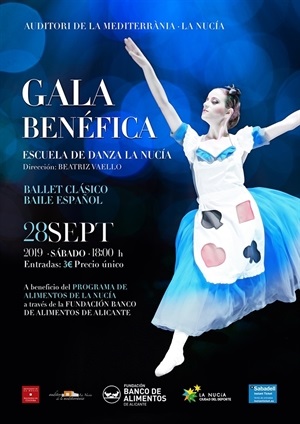 La Gala Benéfica de la Escuela de Danza será el 28 de septiembre