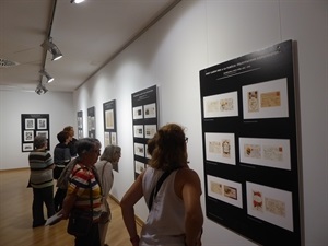 La inauguración de la exposición tuvo gran afluencia de público el pasado martes