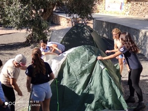 Este año como novedad hubo una jornada de convivencia en la que participaron madres y padres de los scouts