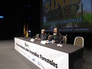 Jaime Senabre, director SINIF y Pedro Lloret, primer teniente alcalde, en la apertura del X SINIF