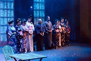 Foto Carlos Bouza. Madama Butterfly trasladó al público al lejano Japón