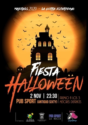 La Fiestas Nocturna de Halloween para adultos será el sábado 2 de noviembre por la noche