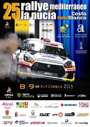 La Nucia Cartel  Rallye La Nucia Costa Blanca 2019