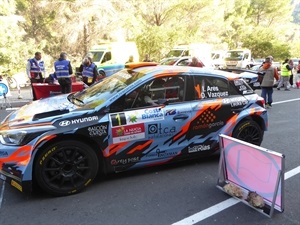 Iván Ares esta mañana en el shakedown