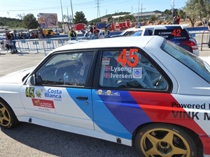 Este Rallye ha contado con participación internacional como este equipo noruego