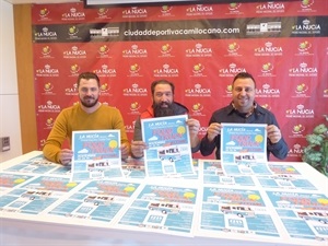 Julian Marulanda, organizador del evento junto a los concejales Frederik Herweijer y Sergio Villalba durante la presentación