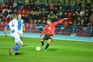 Pablo Morgado marcó el golazo de la "tarde" ante el Hércules C.F.