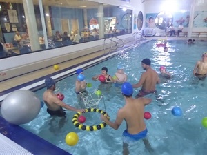 La piscina ha acogido también una serie de actividades
