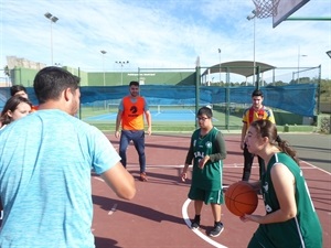 El baloncesto ha sido otro de los juegos colectivos de este encuentro