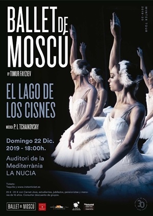Cartel de la actuación del Ballet de Moscú en La Nucía