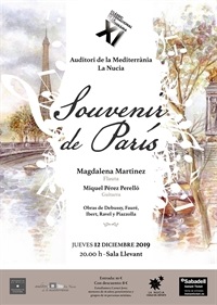 La Nucia cartel Aud. Souvernir de Paris 2019